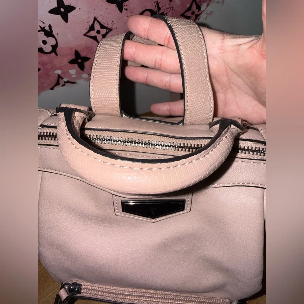 Simply Vera Vera Wang Convertible Backpack - Dusty Rose